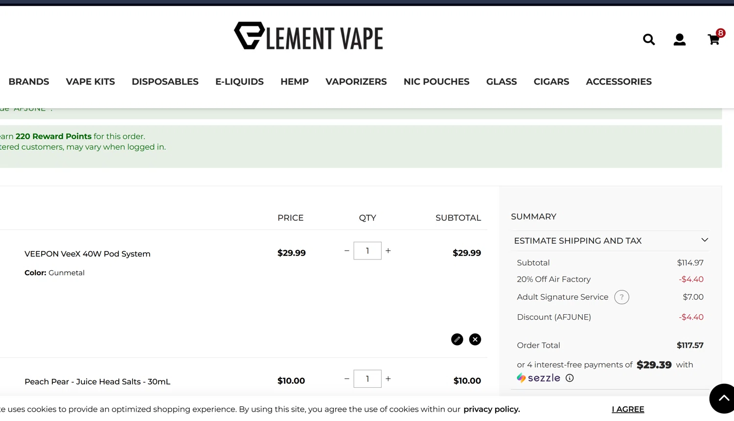 Element Vape Promo Codes