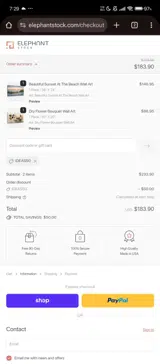 IDEAS50 coupon verification screenshot