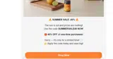 SUMMERSALE40 coupon verification screenshot