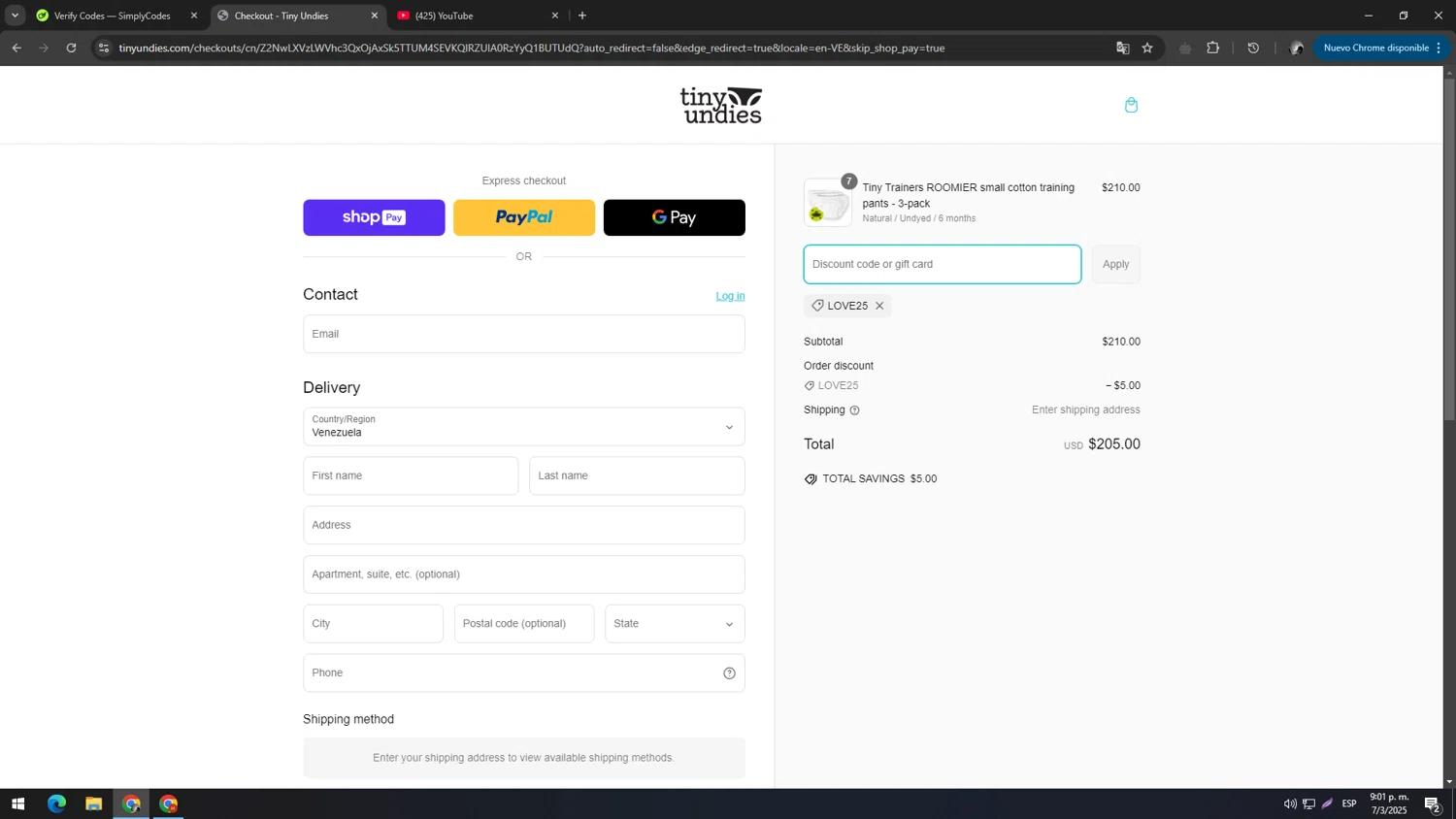 Elevate Styles discount code screenshot showing code ACT20 applied at Elevate Styles checkout page. Uploaded by SimplyCodes community member ELMARRON on Mar 9, 2025