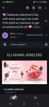 Eli Adam coupon verification screenshot