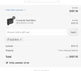 ALISON10 coupon verification screenshot