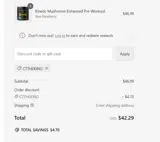JO10 coupon verification screenshot