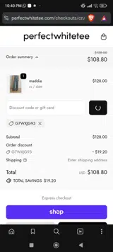 ECF5P46GBXQ coupon verification screenshot