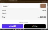 FLASH30 coupon verification screenshot