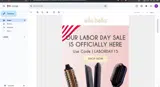 LABORDAY15 coupon verification screenshot