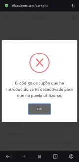 MEMBERS26 coupon verification screenshot