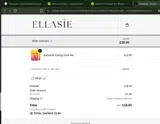 Ellasie coupon verification screenshot