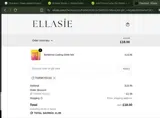 Ellasie coupon verification screenshot