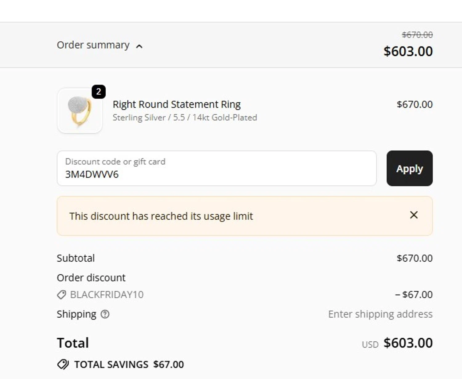 EllaStein promo code screenshot showing code 3M4DWVV6 applied at EllaStein checkout page. Uploaded by SimplyCodes community member MoneyFalcon5538 on Dec 5, 2025