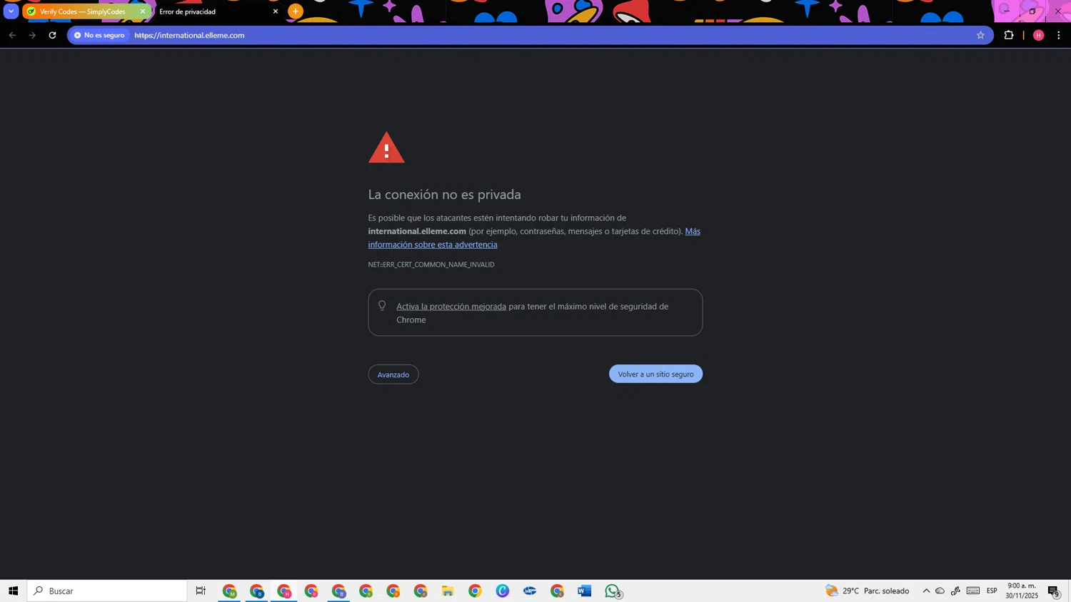 Elleme discount code screenshot showing code VIP15 applied at Elleme checkout page. Uploaded by SimplyCodes community member TokenSleuth5758 on Nov 30, 2025