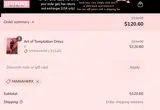 Elle Rebel coupon verification screenshot
