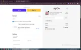 Welcome coupon verification screenshot