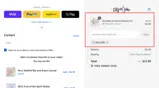 Welcome coupon verification screenshot