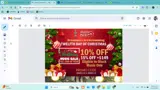 XMAS10 coupon verification screenshot