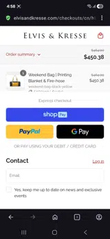 Sarah15 coupon verification screenshot