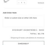 SUNNYDOKI coupon verification screenshot