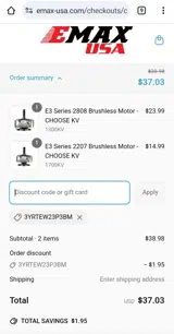 3YRTEW23P3BM coupon verification screenshot