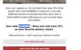 SUMMER coupon verification screenshot