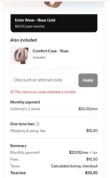 BFCM25 coupon verification screenshot