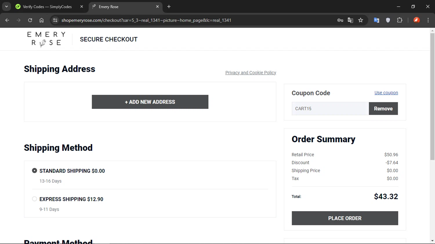 Emery Rose Coupon Codes 18 Off September 2024