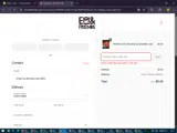 HOTSTUFF25 coupon verification screenshot