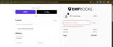 emfrocks coupon verification screenshot
