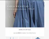 Emilia Wickstead coupon verification screenshot