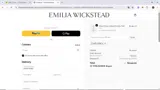 Emilia Wickstead coupon verification screenshot