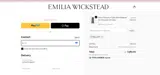 Emilia Wickstead coupon verification screenshot