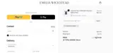 Emilia Wickstead coupon verification screenshot