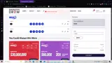 Emirates Draw coupon verification screenshot