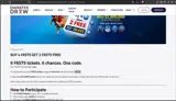 Emirates Draw coupon verification screenshot