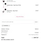 THANKS30 coupon verification screenshot