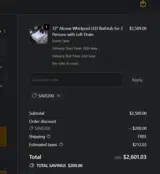 SAVE200 coupon verification screenshot