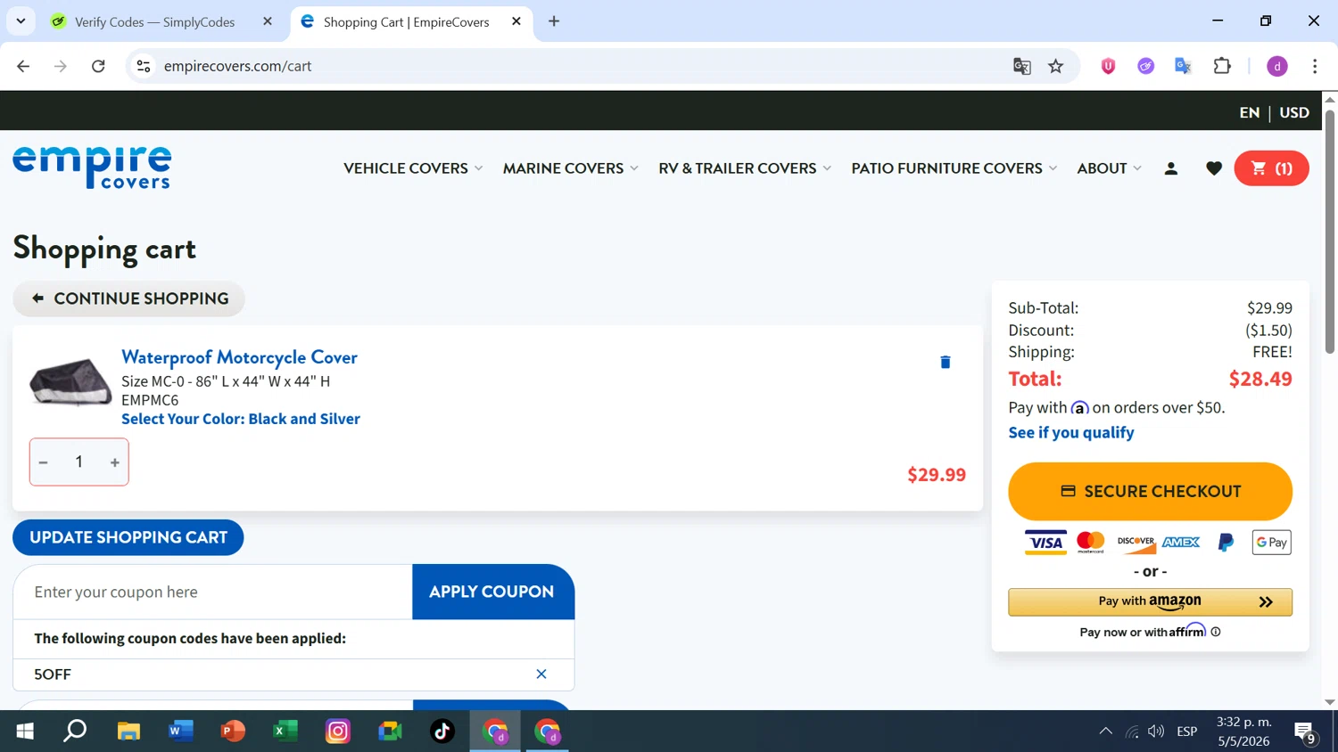 Empire Covers Promo Codes - 20% Off (7 Verified) May 2026