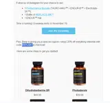BENJI20 coupon verification screenshot