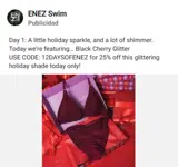 ENEZ Swimwear coupon verification screenshot