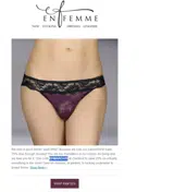 En Femme coupon verification screenshot