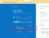 WELCOME15 coupon verification screenshot