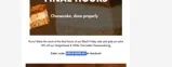 GINGERBREAD coupon verification screenshot