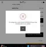 BlackFriday25 coupon verification screenshot