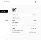WELCOME coupon verification screenshot