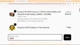 Enjoybot coupon verification screenshot