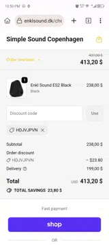 HDJVJPVN coupon verification screenshot