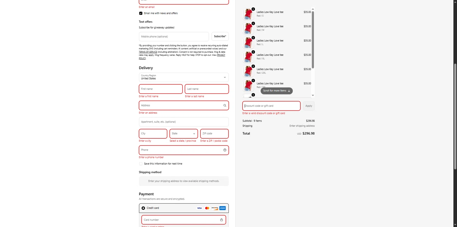 ENRFORCE discount code screenshot showing code FORDSIXFO applied at ENRFORCE checkout page. Uploaded by SimplyCodes community member VictoriousBoss8742 on Feb 13, 2026
