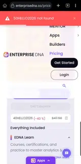 50HELLO2026 coupon verification screenshot