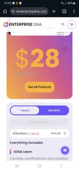 40BUILDERS coupon verification screenshot