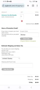 STOCKS20 coupon verification screenshot