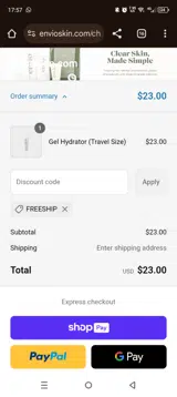 FREESHIP coupon verification screenshot